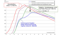 Scheitelkappung am Auslauf Muldestausee HQ(200)